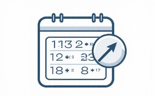 Illustrazione di un calendario con una data evidenziata e una freccia circolare che indica un aggiornamento, simboleggiando la revisione periodica della policy.